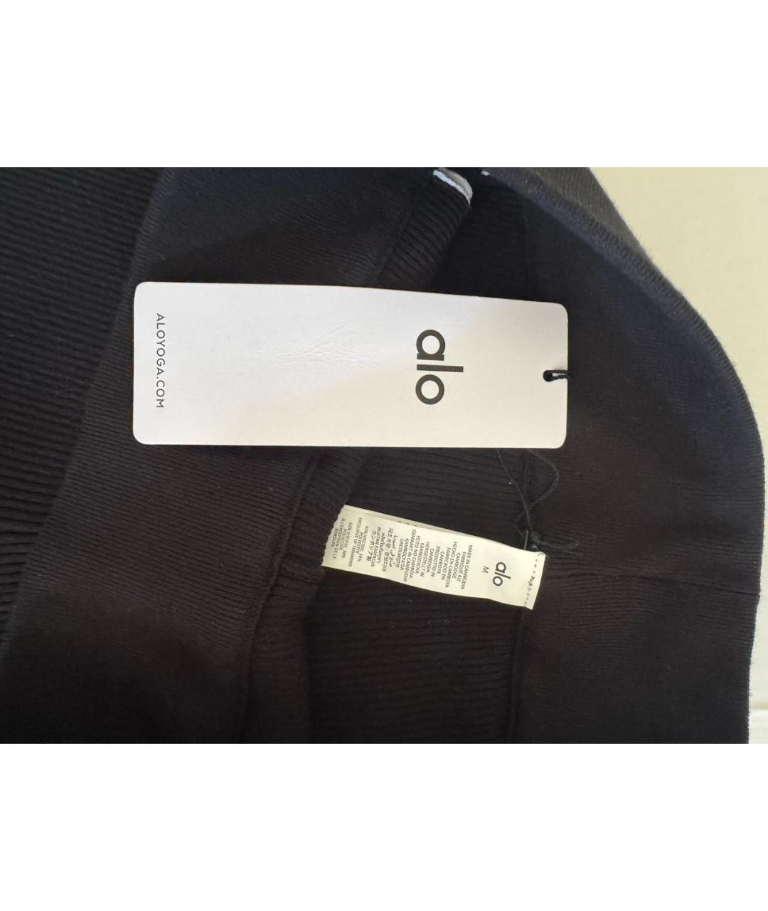 ALO YOGA Черные вискозные спортивные брюки и шорты, фото 3