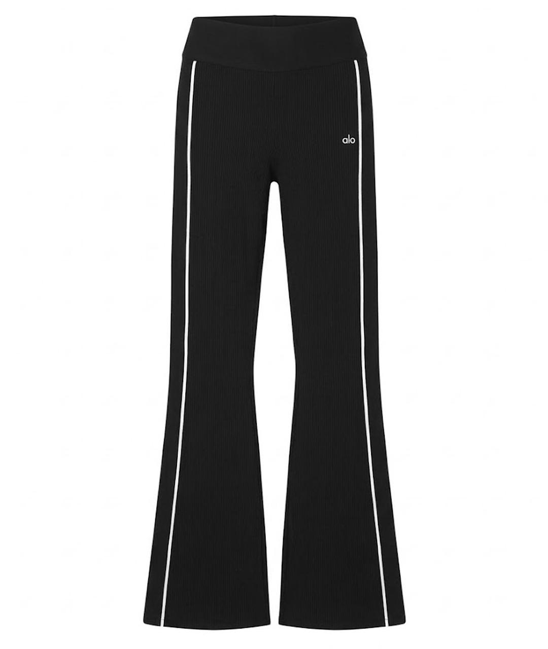 ALO YOGA Черные вискозные спортивные брюки и шорты, фото 1