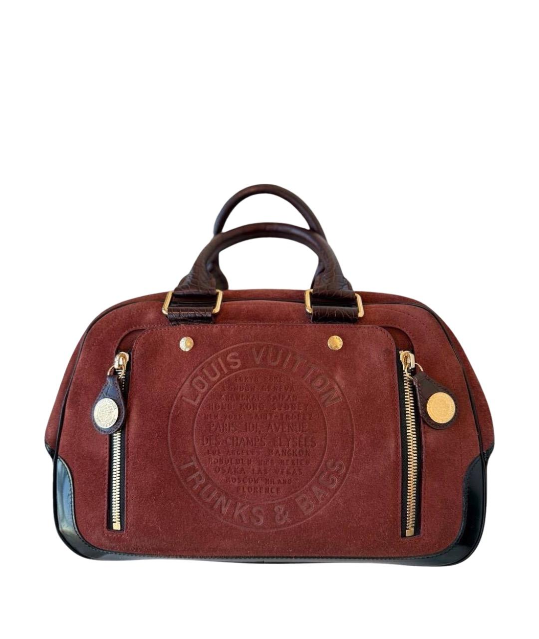 LOUIS VUITTON Красная сумка с короткими ручками, фото 1