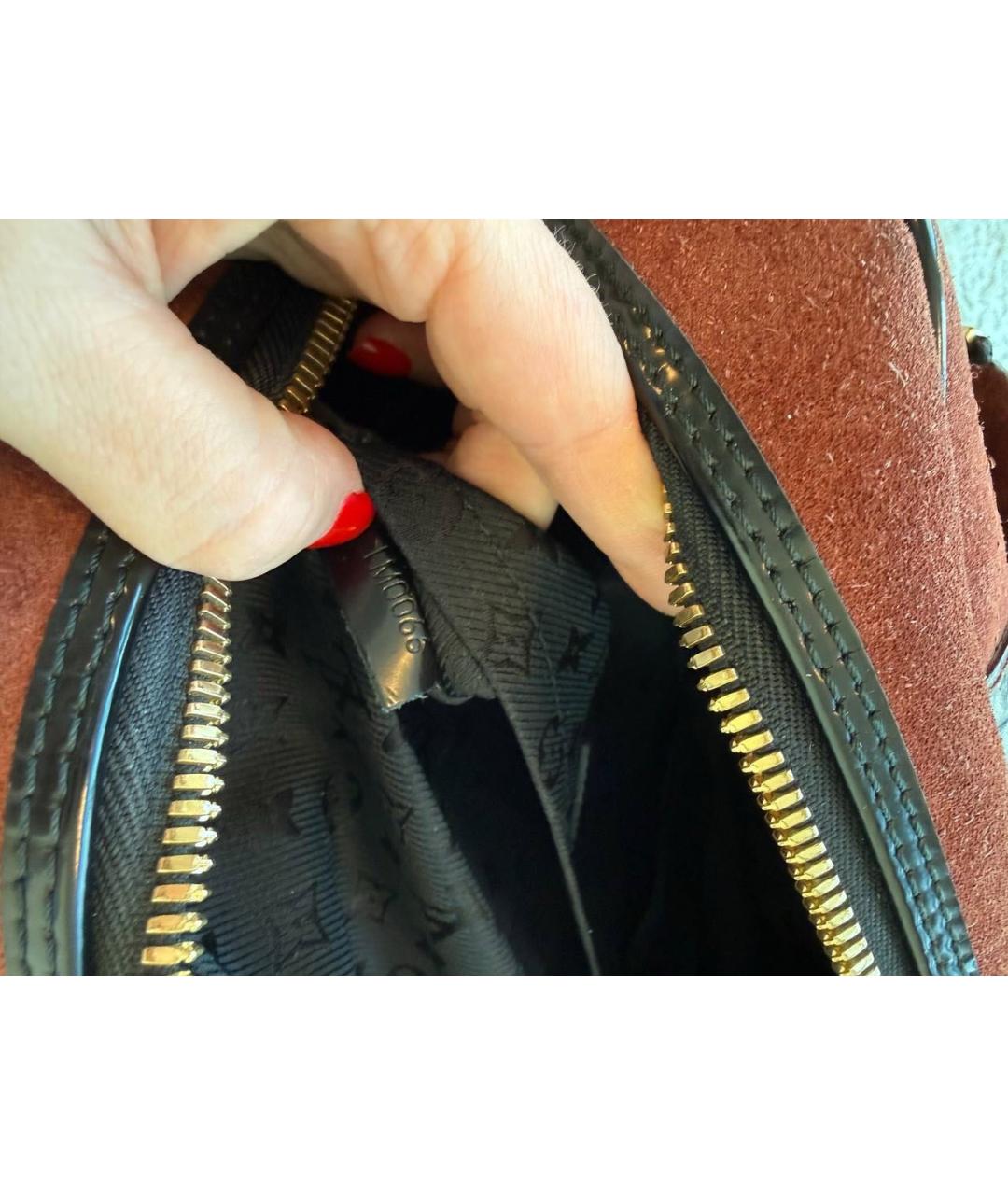 LOUIS VUITTON Красная сумка с короткими ручками, фото 8