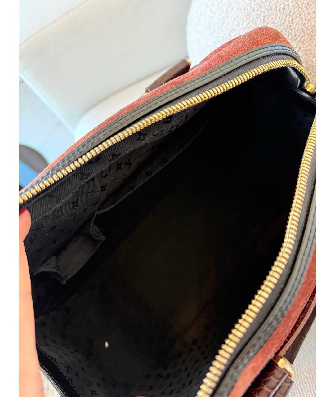 LOUIS VUITTON Красная сумка с короткими ручками, фото 4