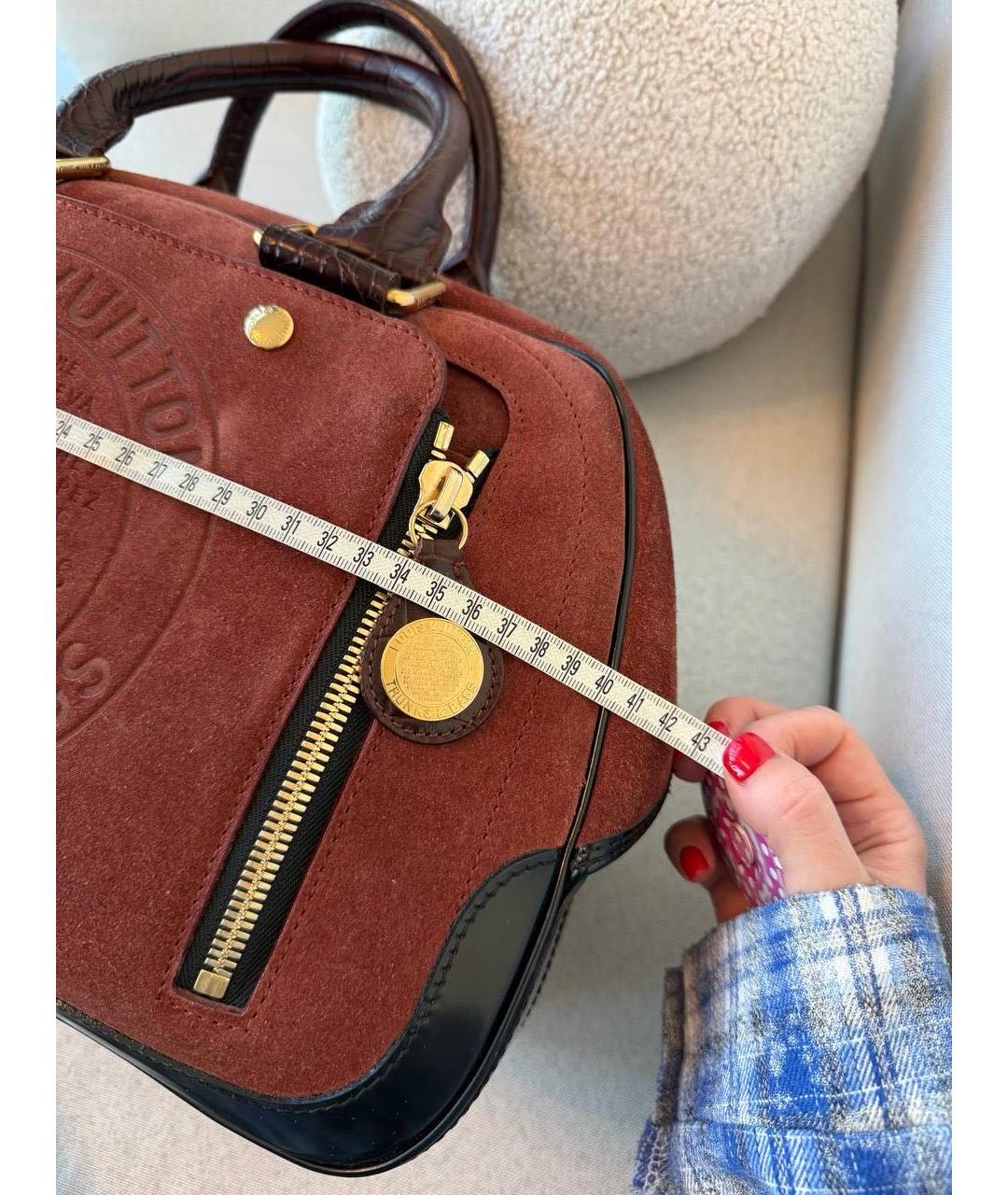 LOUIS VUITTON Красная сумка с короткими ручками, фото 6