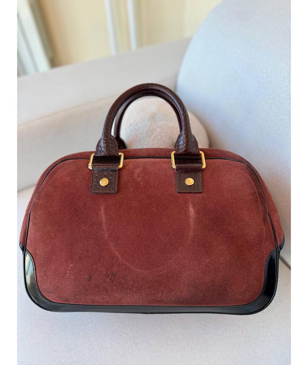 LOUIS VUITTON Красная сумка с короткими ручками, фото 2