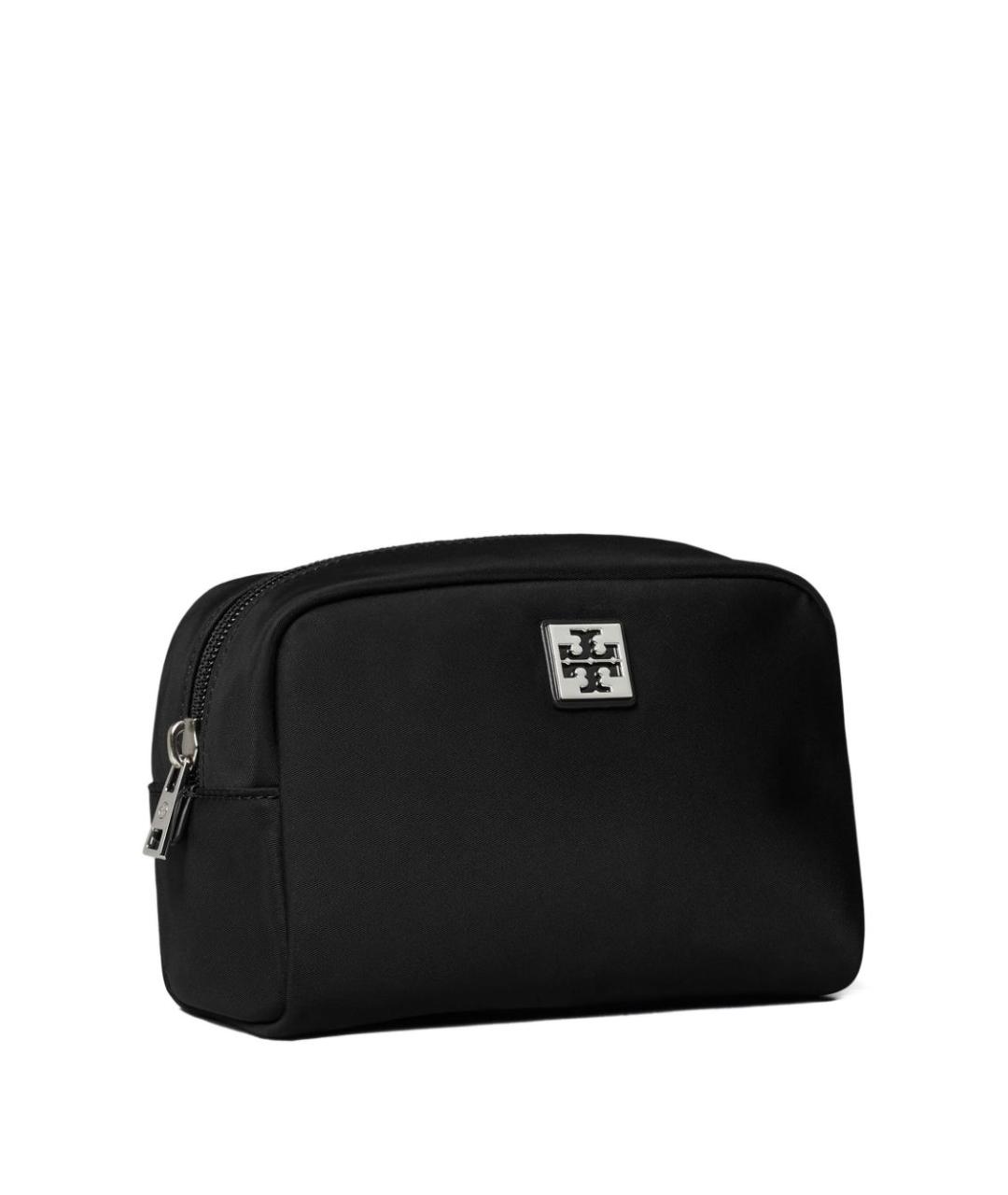 TORY BURCH Черная тканевая косметичка, фото 3