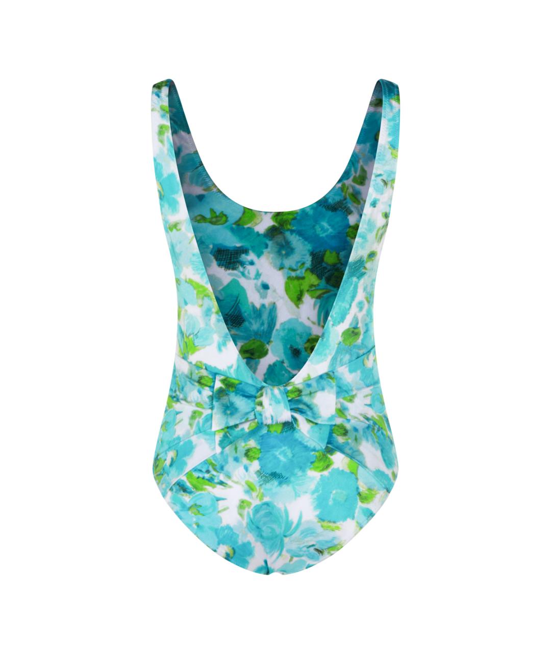 CHLOE Бирюзовый полиамидовый купальник, фото 2