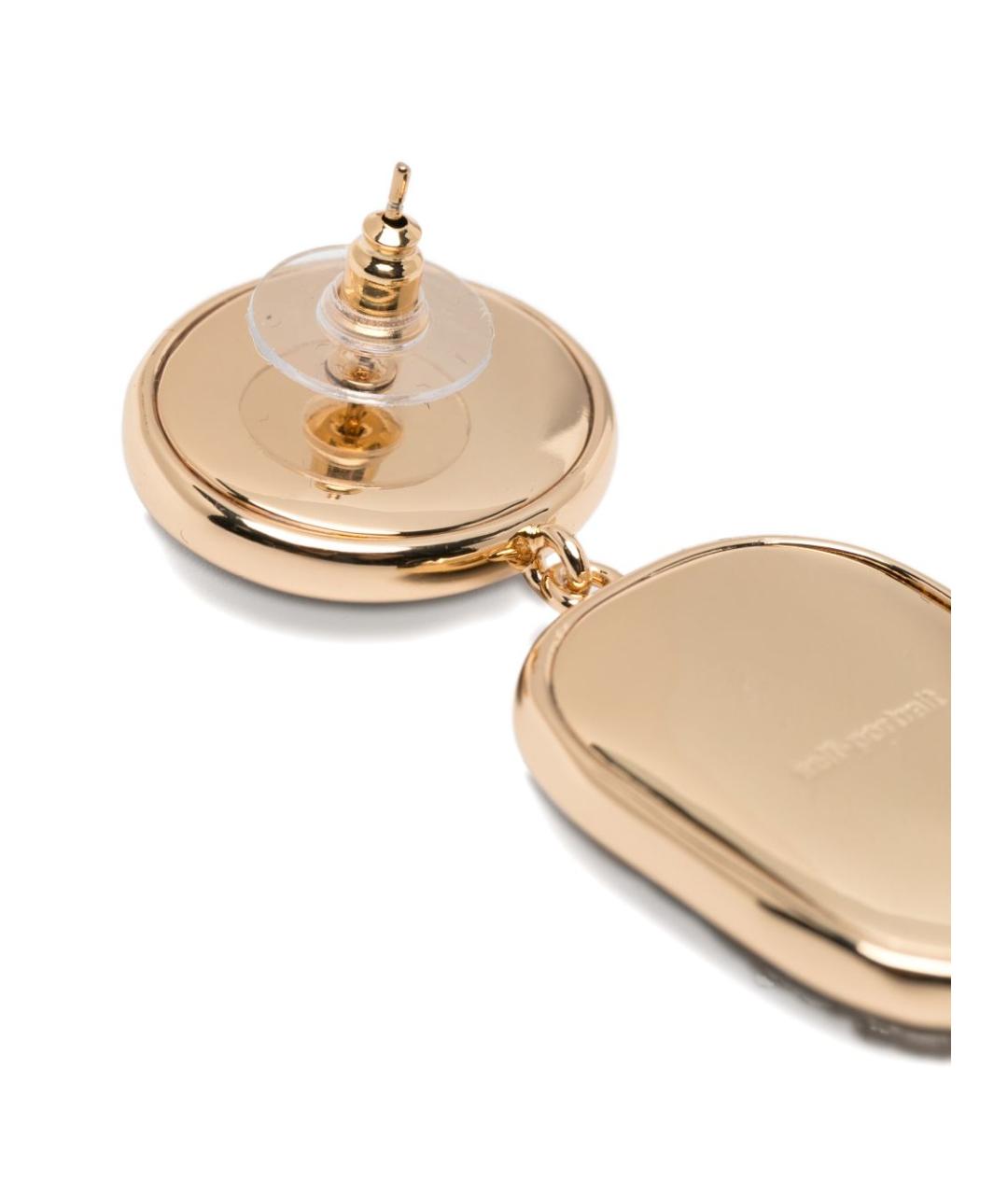 SELF-PORTRAIT Коричневые металлические серьги, фото 2