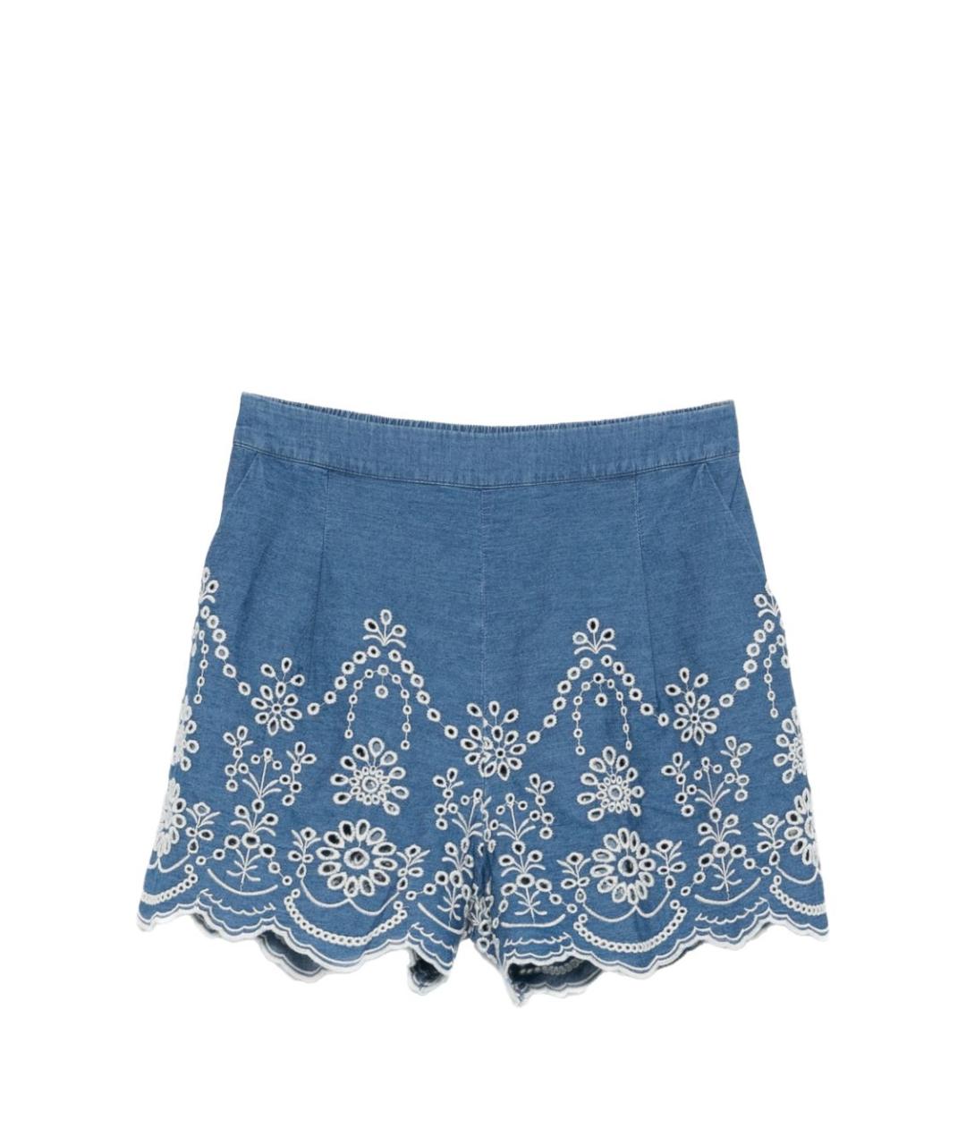 MC2 SAINT BARTH Синие хлопковые шорты, фото 1