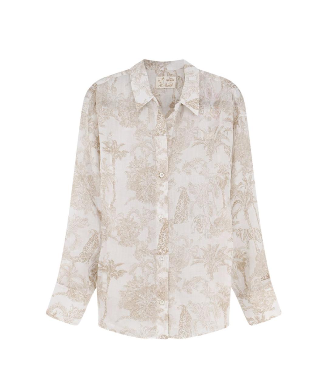 MC2 SAINT BARTH Бежевая рубашка, фото 4