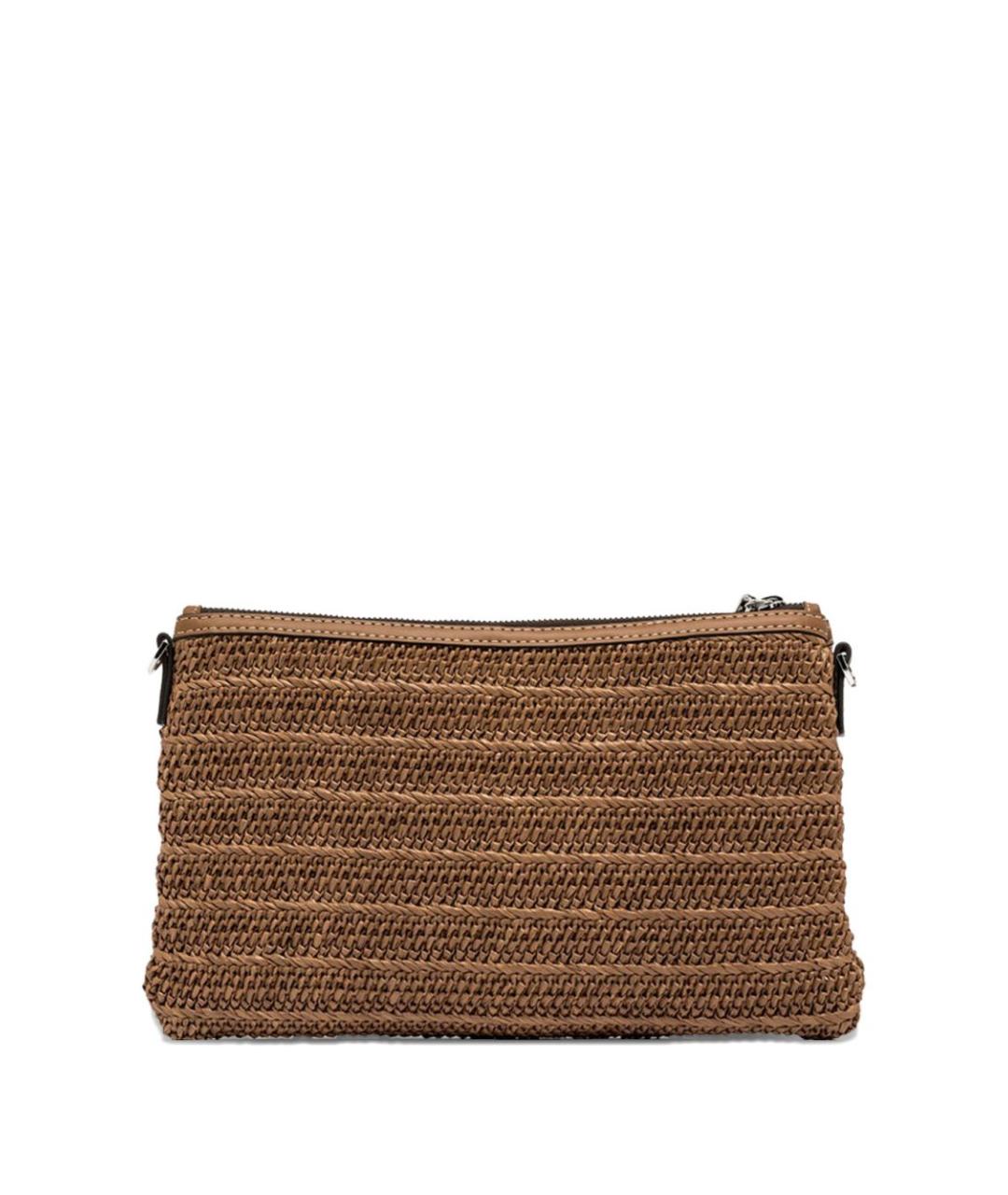 Gianni Chiarini Коричневая пелетеная сумка через плечо, фото 3