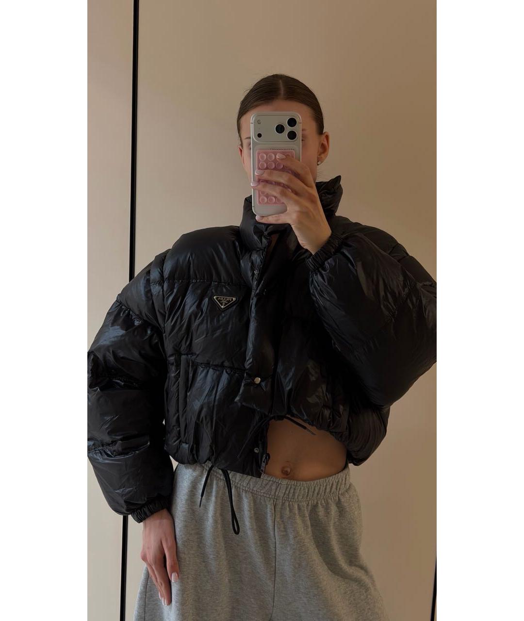PRADA Черный пуховик, фото 7