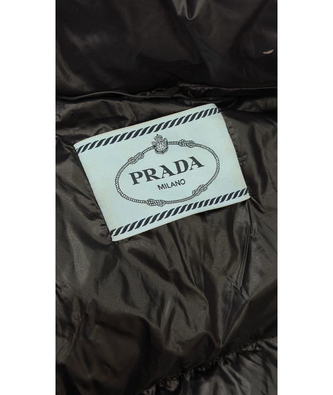 PRADA Черный пуховик, фото 3