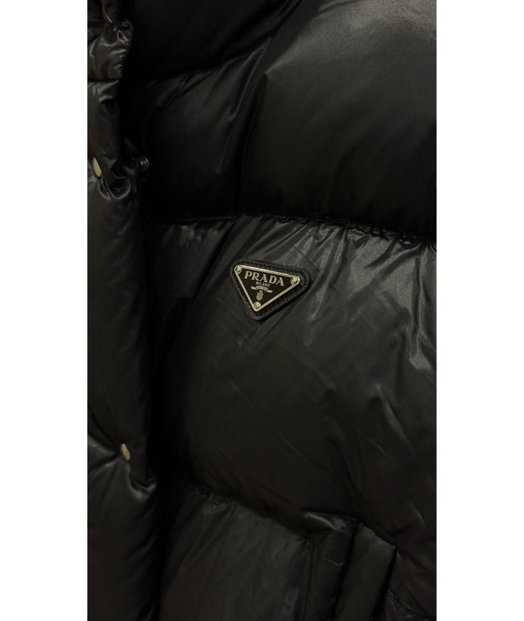 PRADA Черный пуховик, фото 4