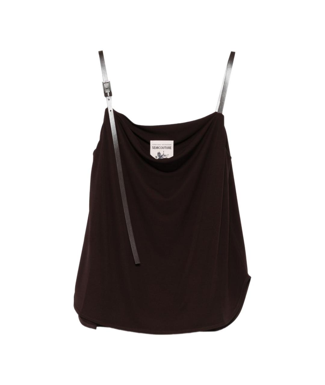 SEMICOUTURE Вискозная майка, фото 1