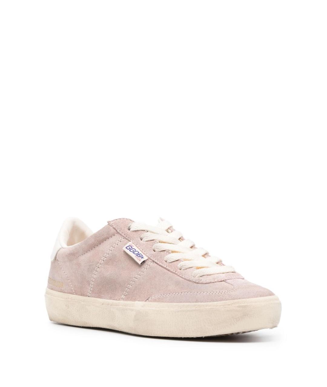 GOLDEN GOOSE DELUXE BRAND Розовые замшевые кеды, фото 4