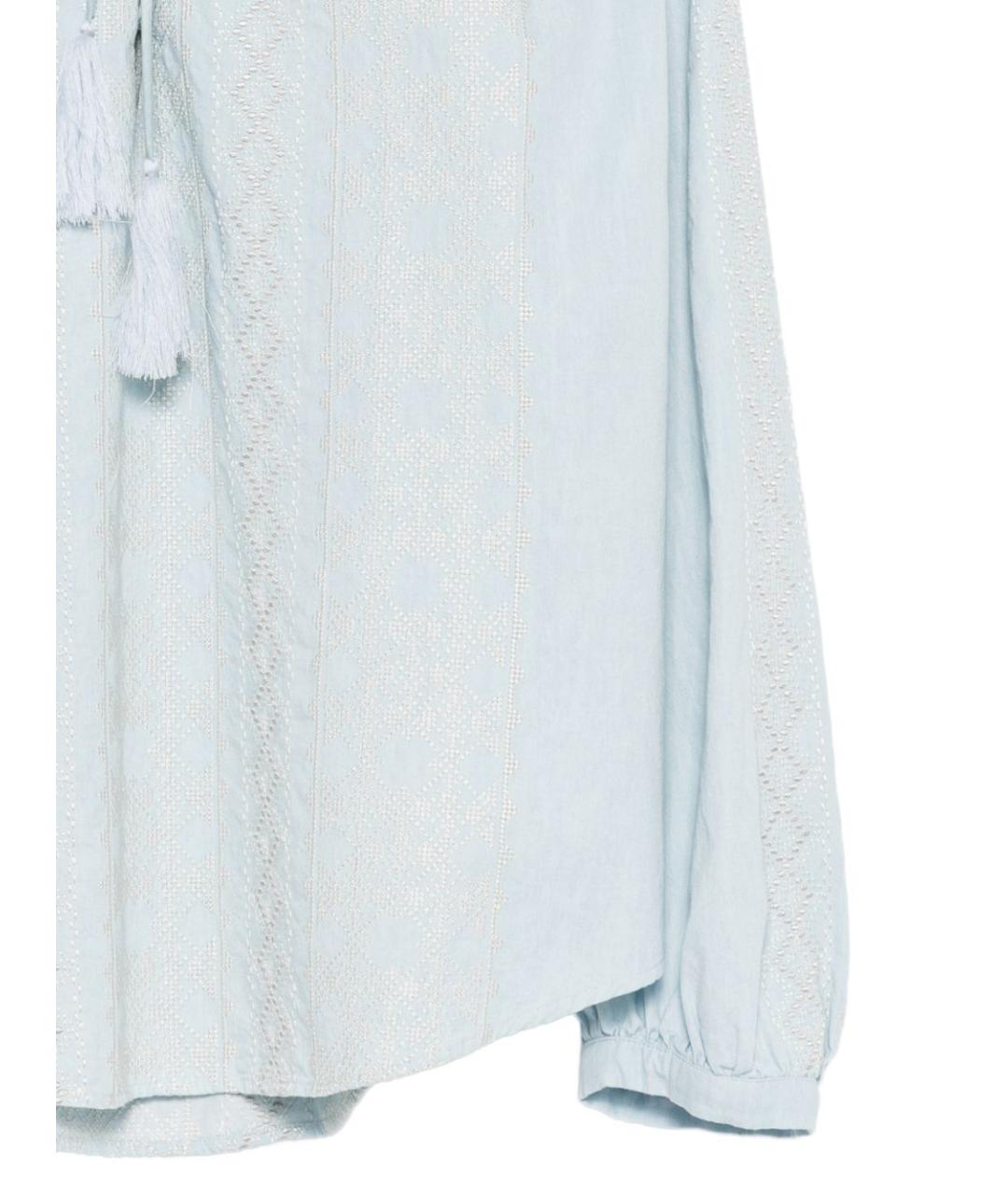 SEMICOUTURE Голубая хлопковая рубашка, фото 3