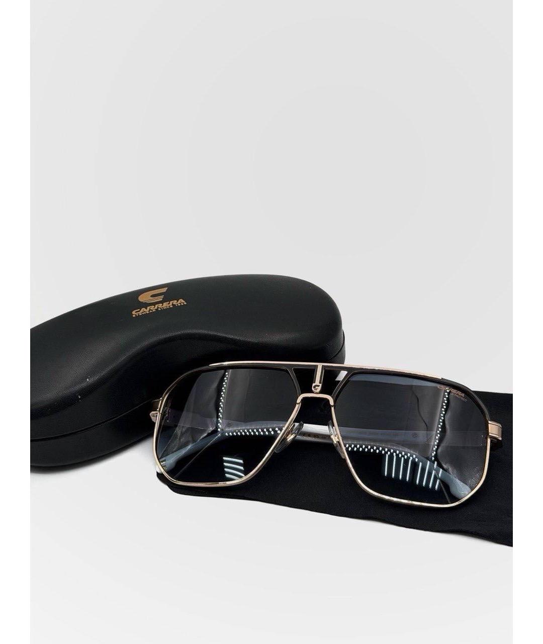 CARRERA Y CARRERA Золотые металлические солнцезащитные очки, фото 5
