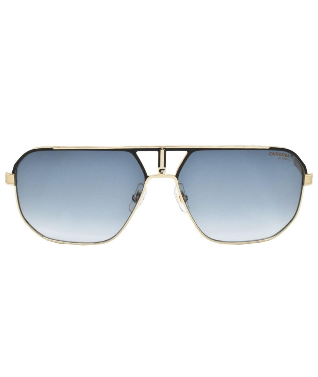 CARRERA Y CARRERA Золотые металлические солнцезащитные очки, фото 6