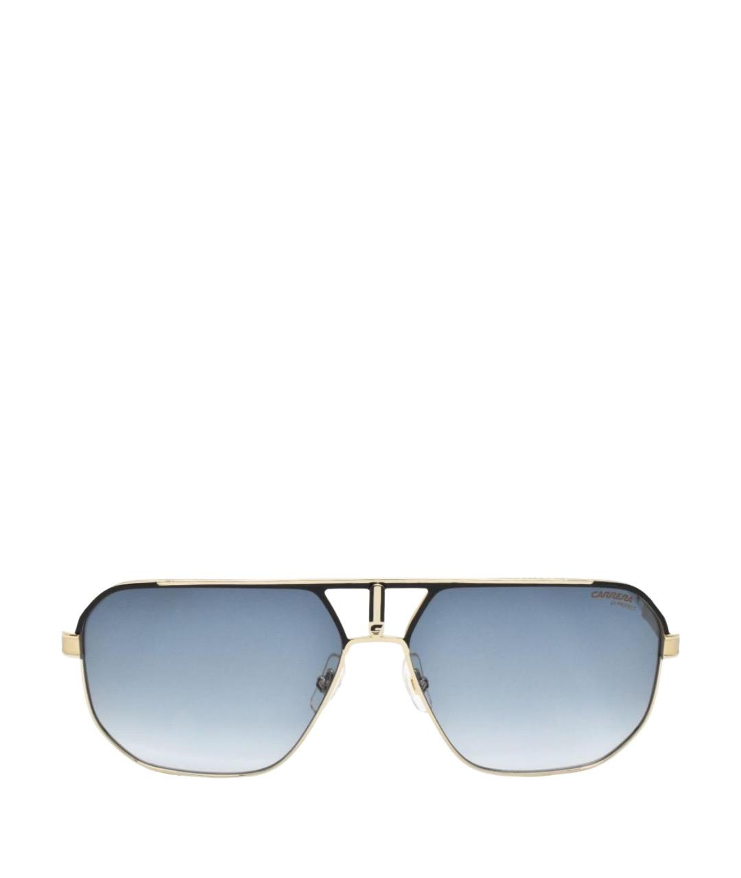 CARRERA Y CARRERA Золотые металлические солнцезащитные очки, фото 1