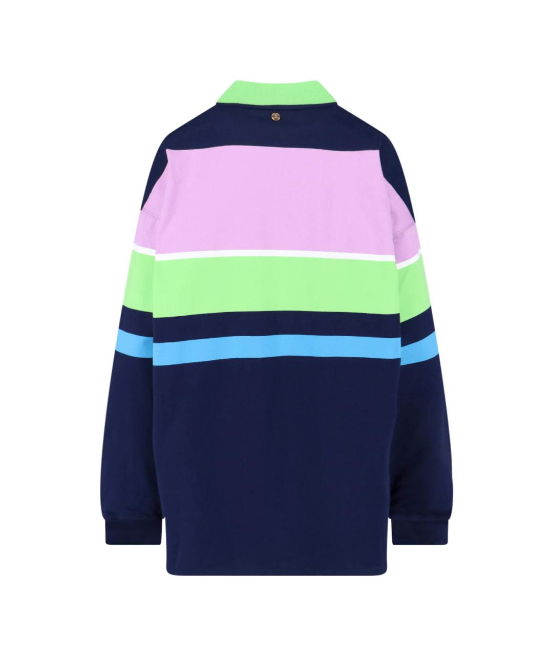 VERSACE Мульти хлопковое повседневное платье, фото 2