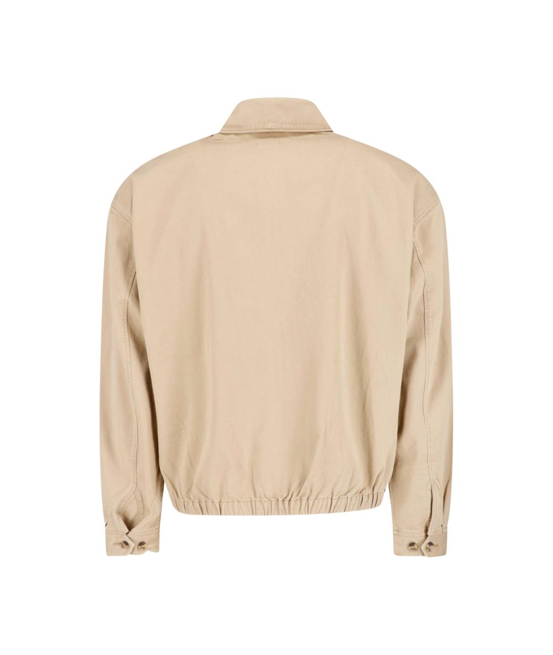 POLO RALPH LAUREN Бежевая хлопковая куртка, фото 2