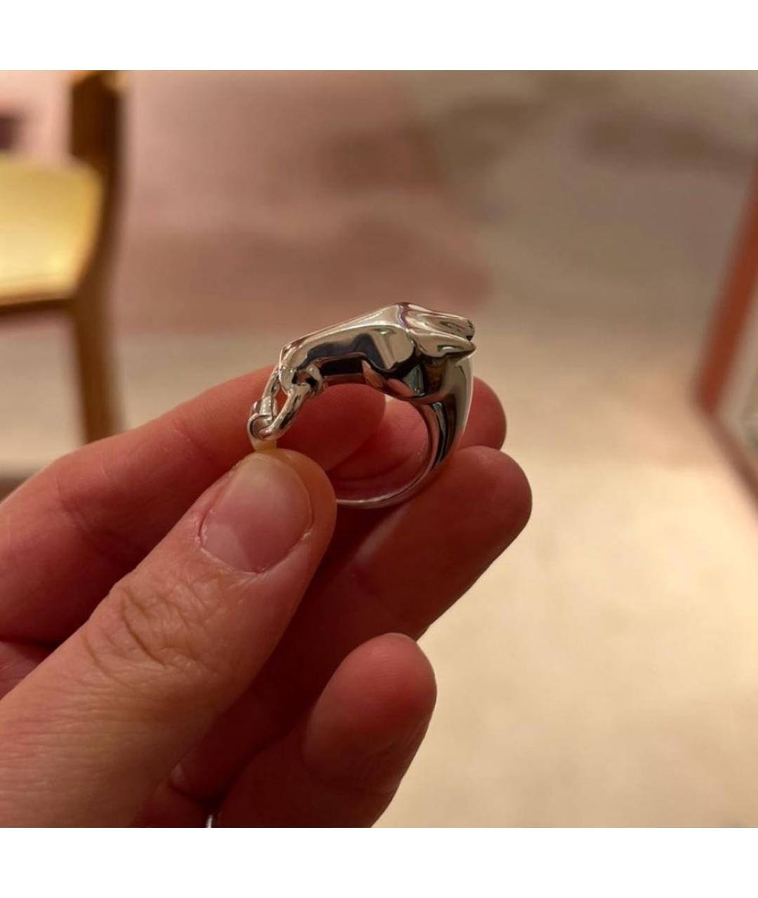 HERMES Серебряное серебряное кольцо, фото 5