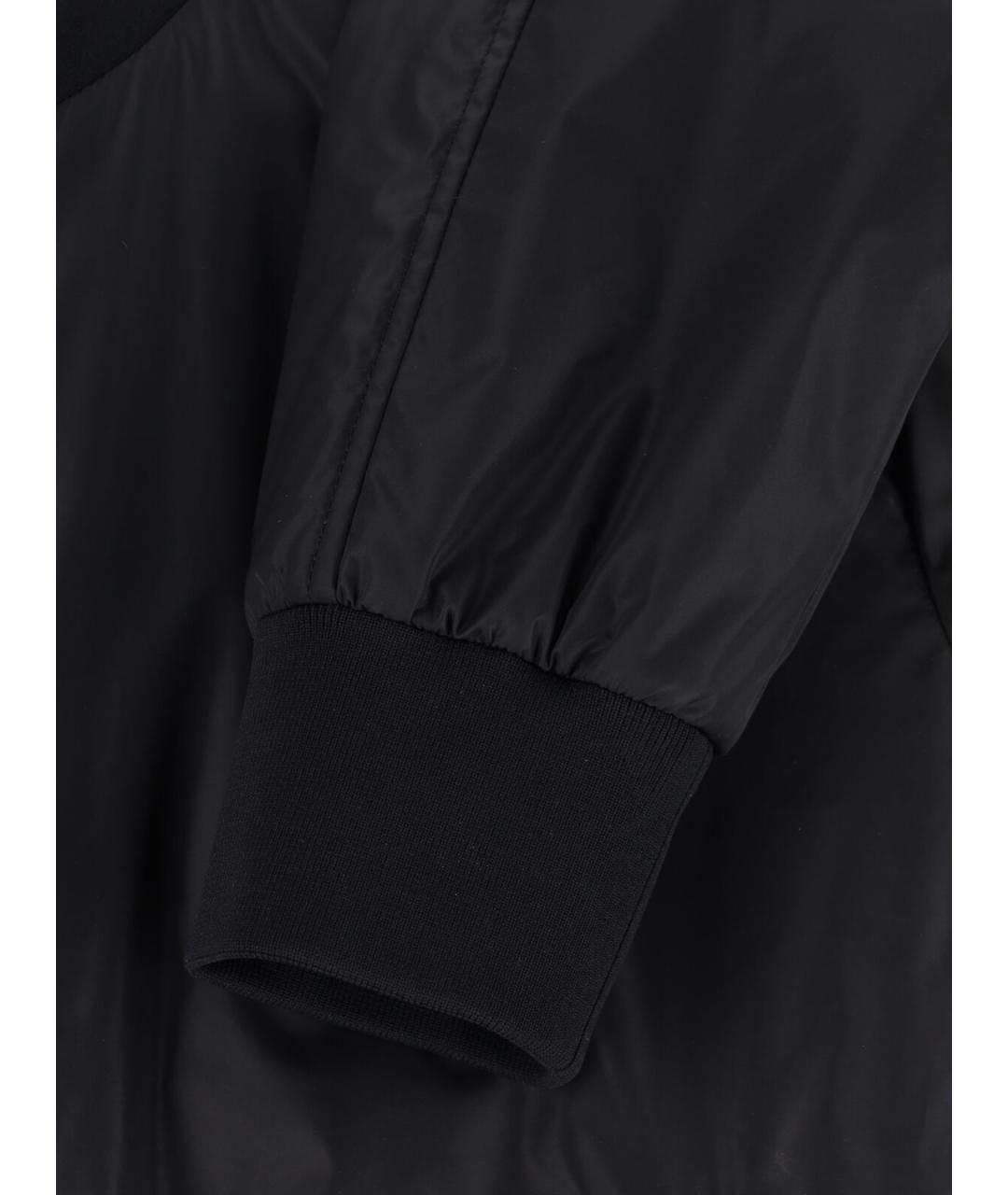 DOLCE&GABBANA Черная полиамидовая куртка, фото 5