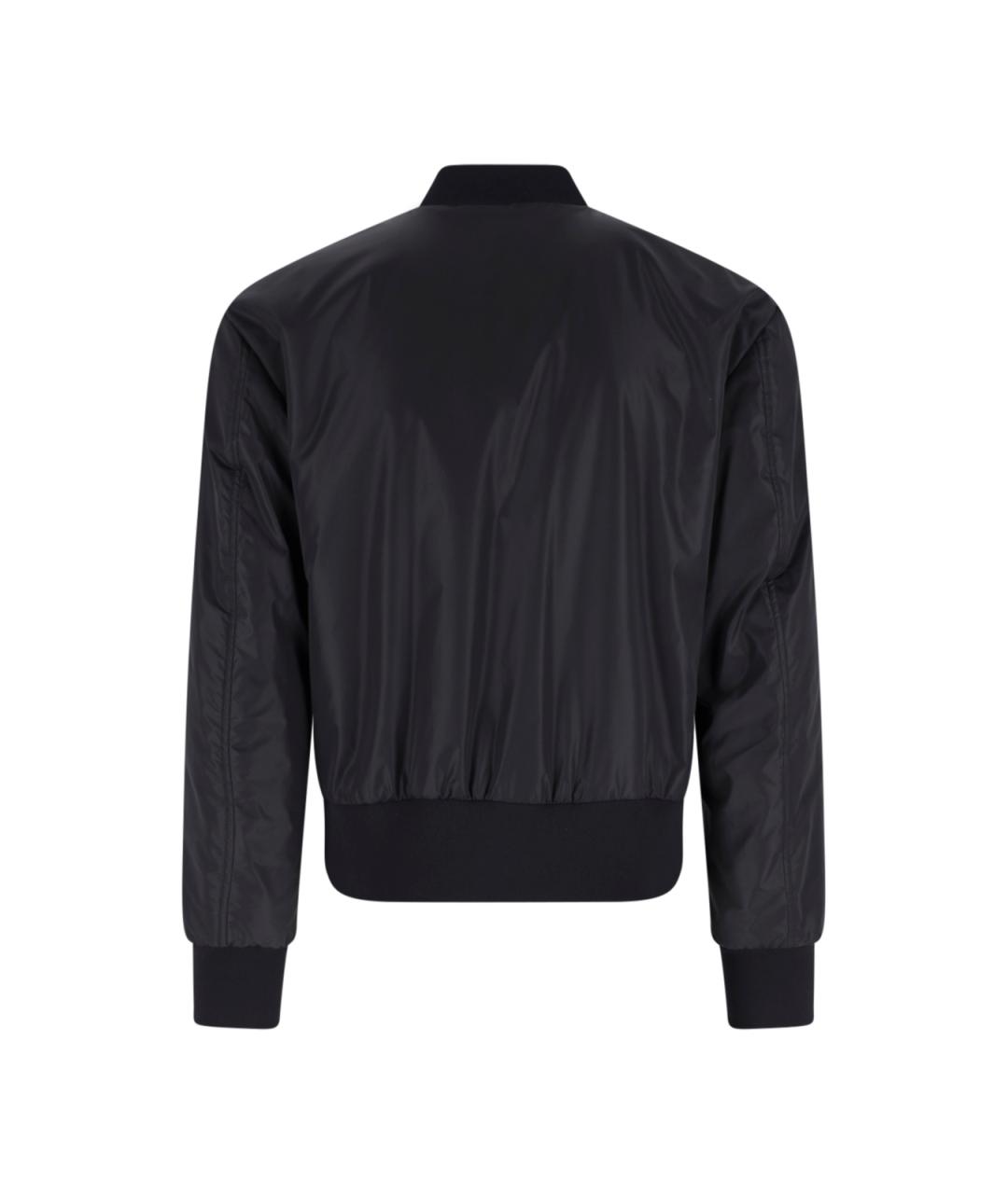 DOLCE&GABBANA Черная полиамидовая куртка, фото 2
