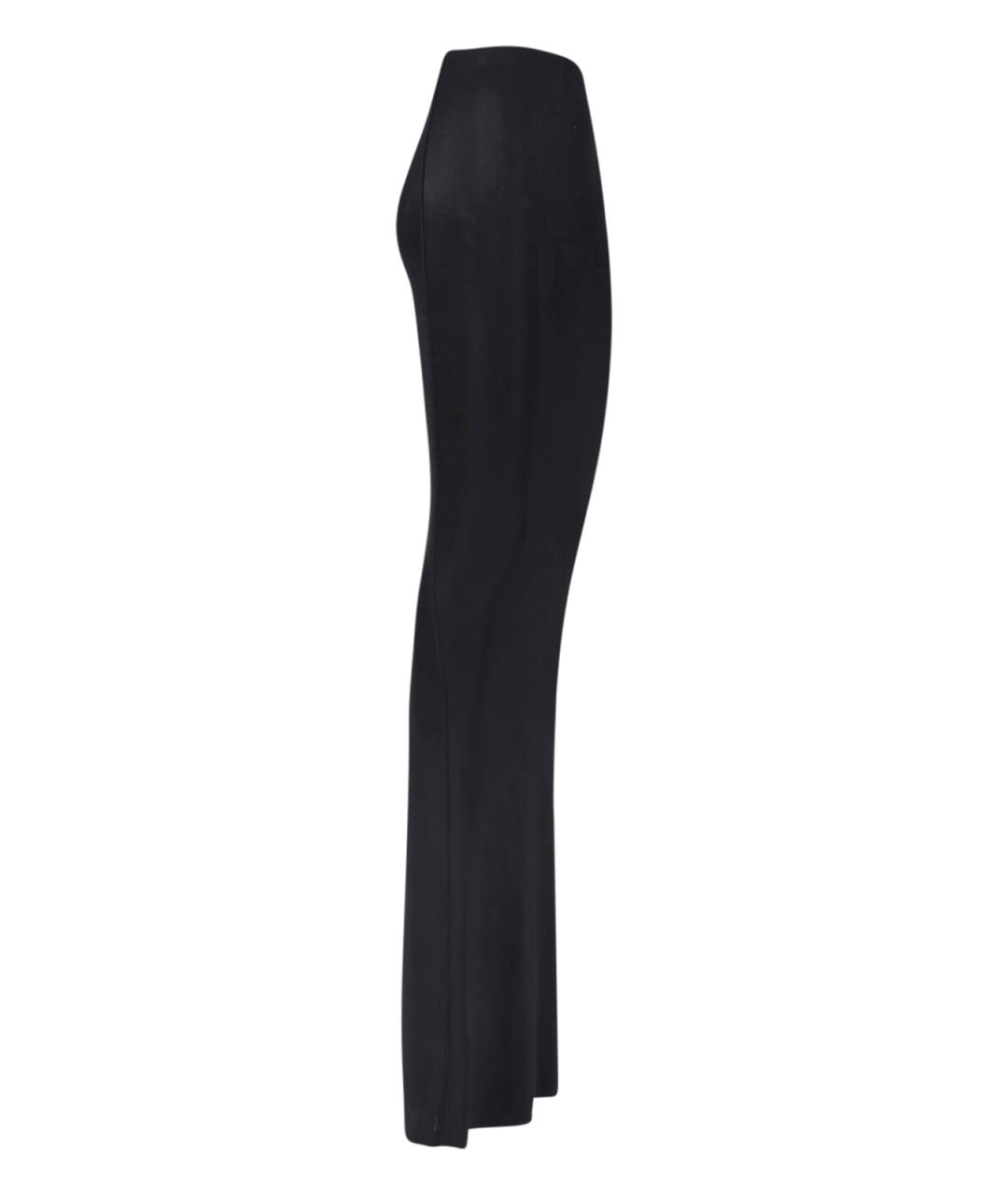 RICK OWENS Черная вискозная юбка макси, фото 3