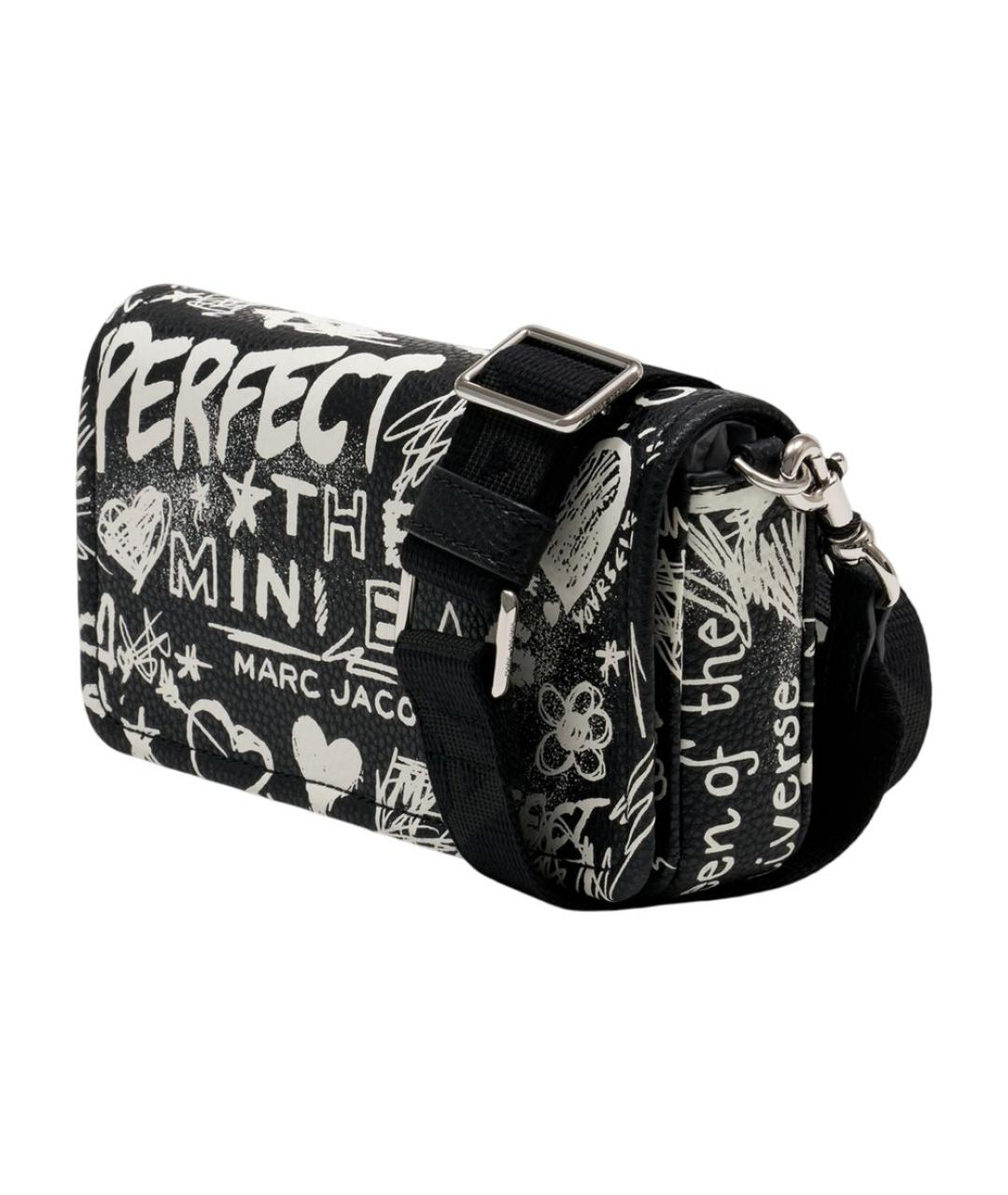 MARC JACOBS Черная кожаная сумка через плечо, фото 2