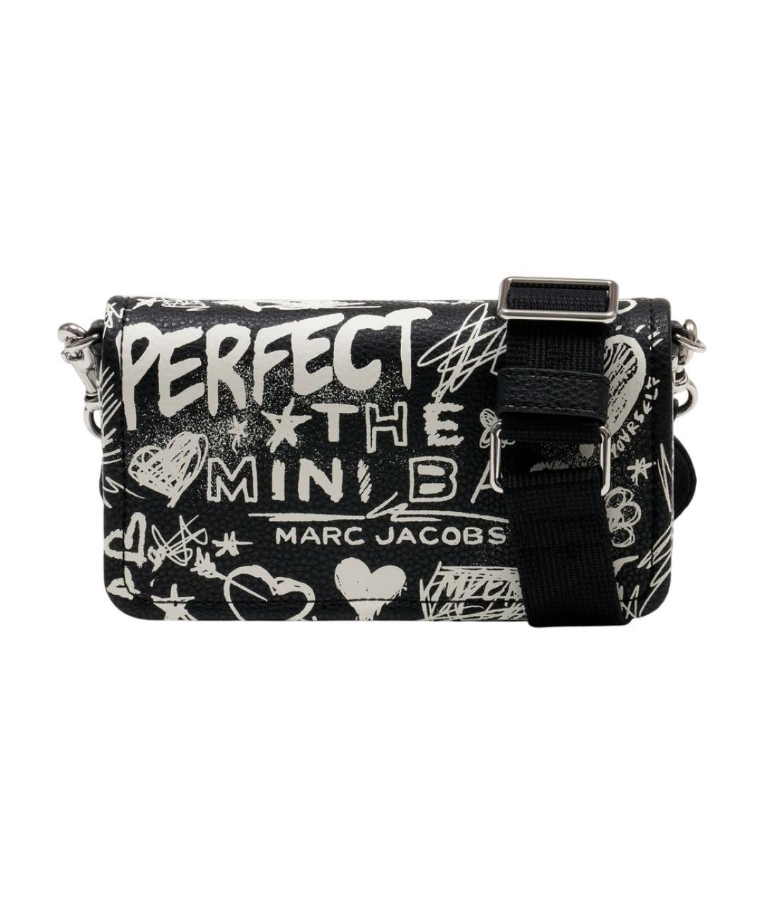 MARC JACOBS Черная кожаная сумка через плечо, фото 3