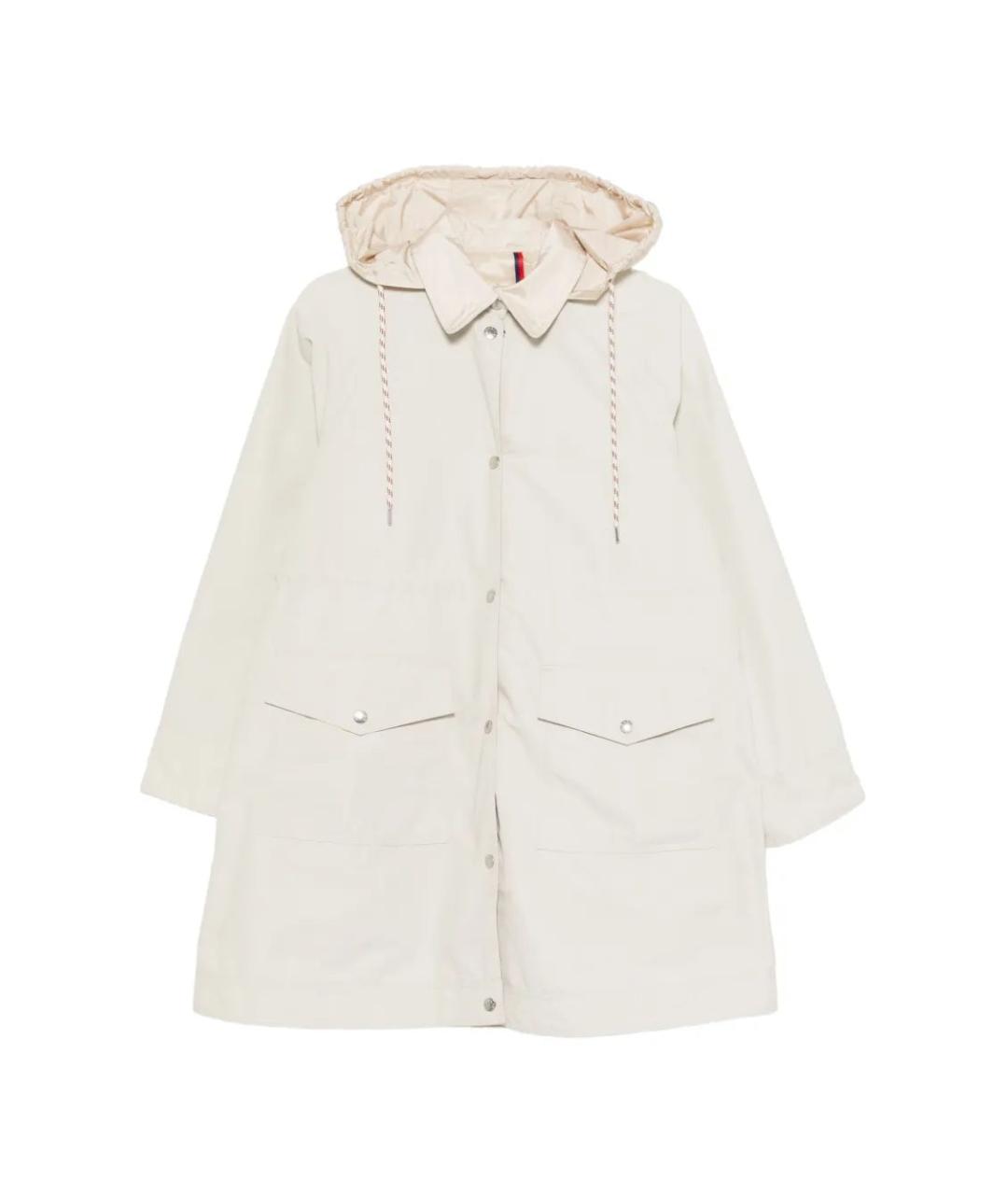 MONCLER Бежевая полиамидовая куртка, фото 1