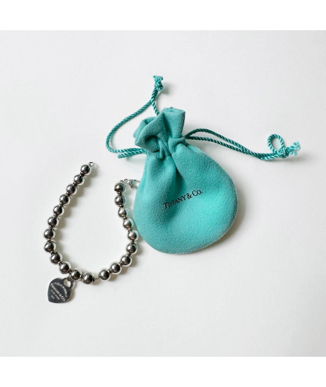 TIFFANY&CO Серебрянный серебряный браслет, фото 5