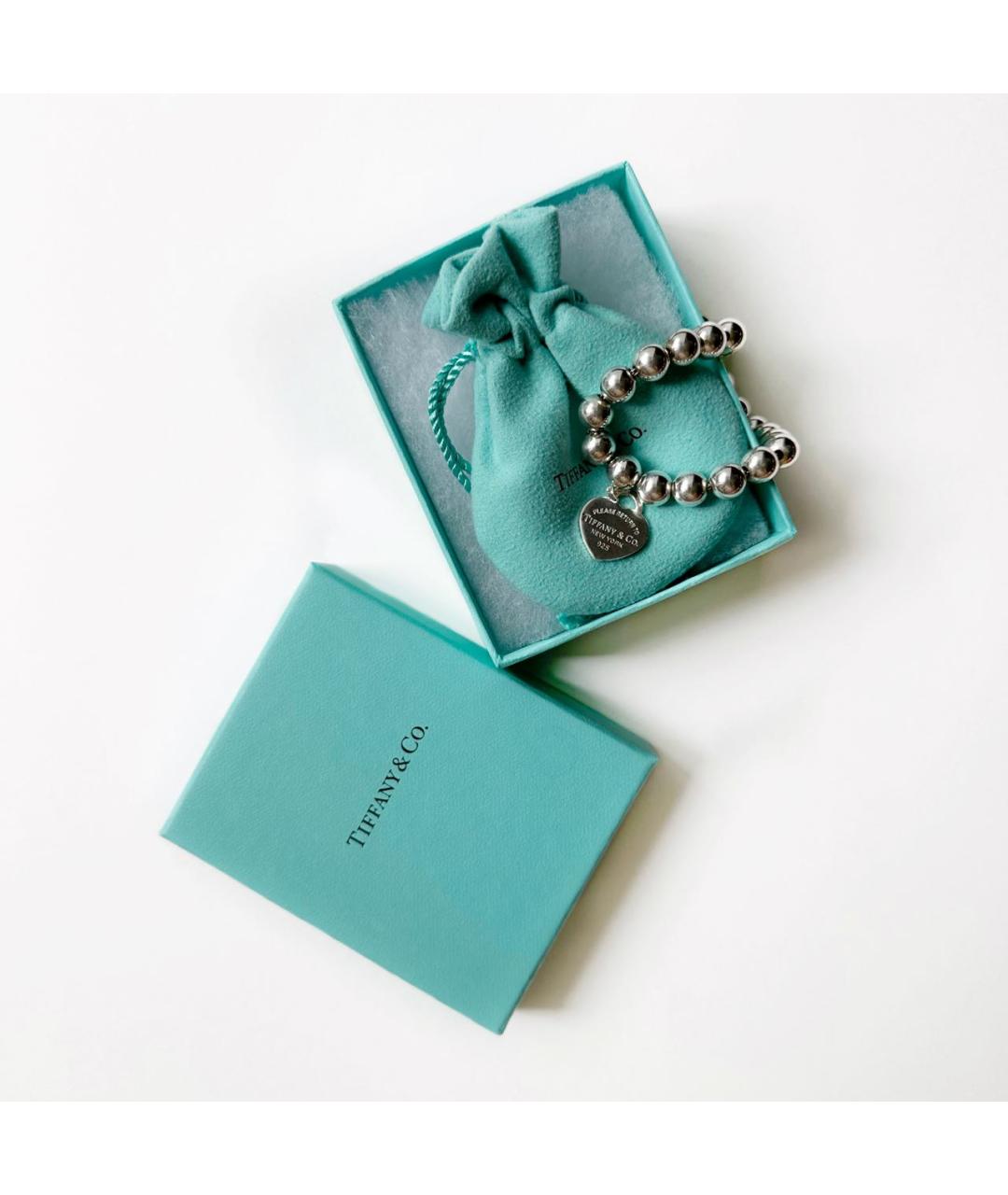 TIFFANY&CO Серебрянный серебряный браслет, фото 4