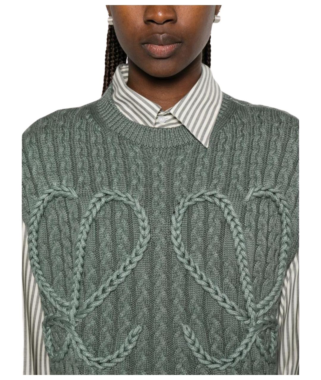 LOEWE Зеленая жилетка, фото 2