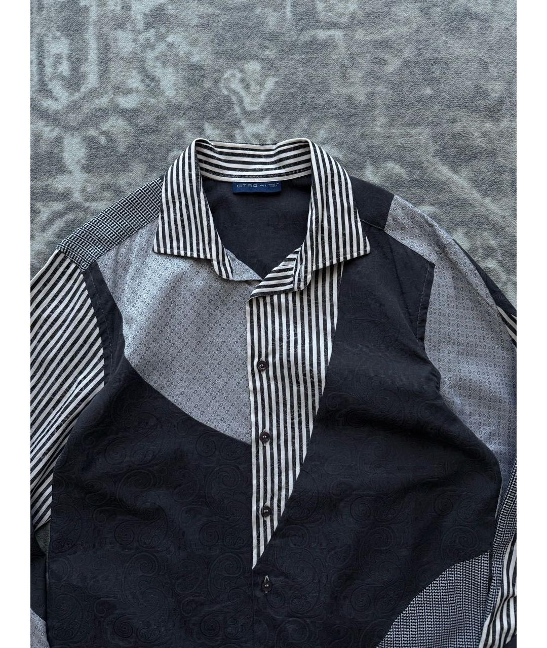 ETRO Мульти хлопковая кэжуал рубашка, фото 4