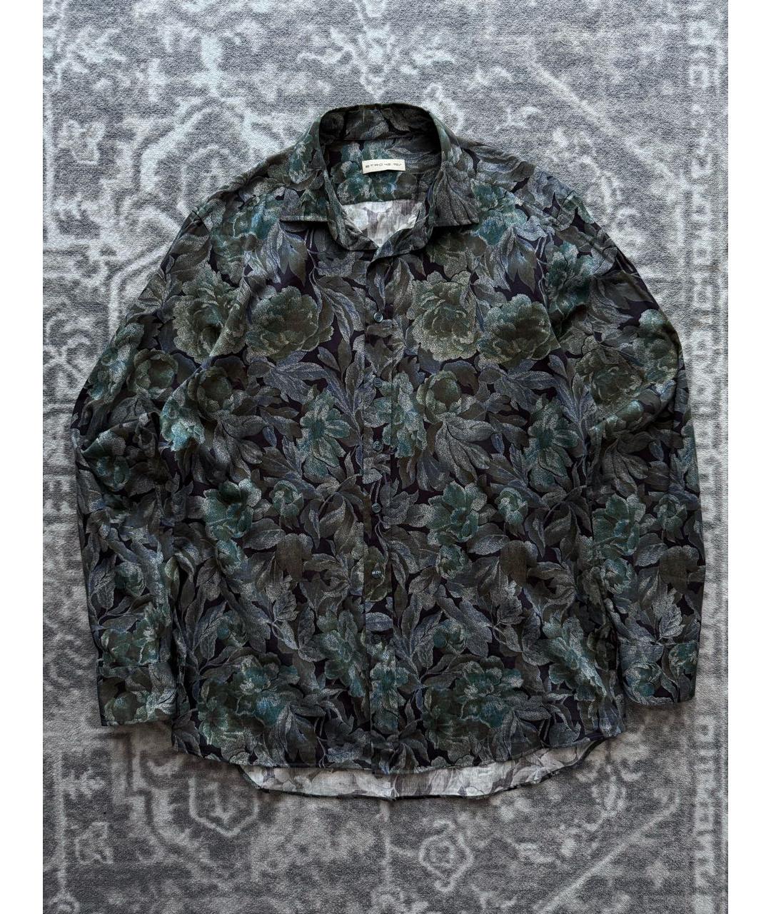 ETRO Мульти хлопковая кэжуал рубашка, фото 9