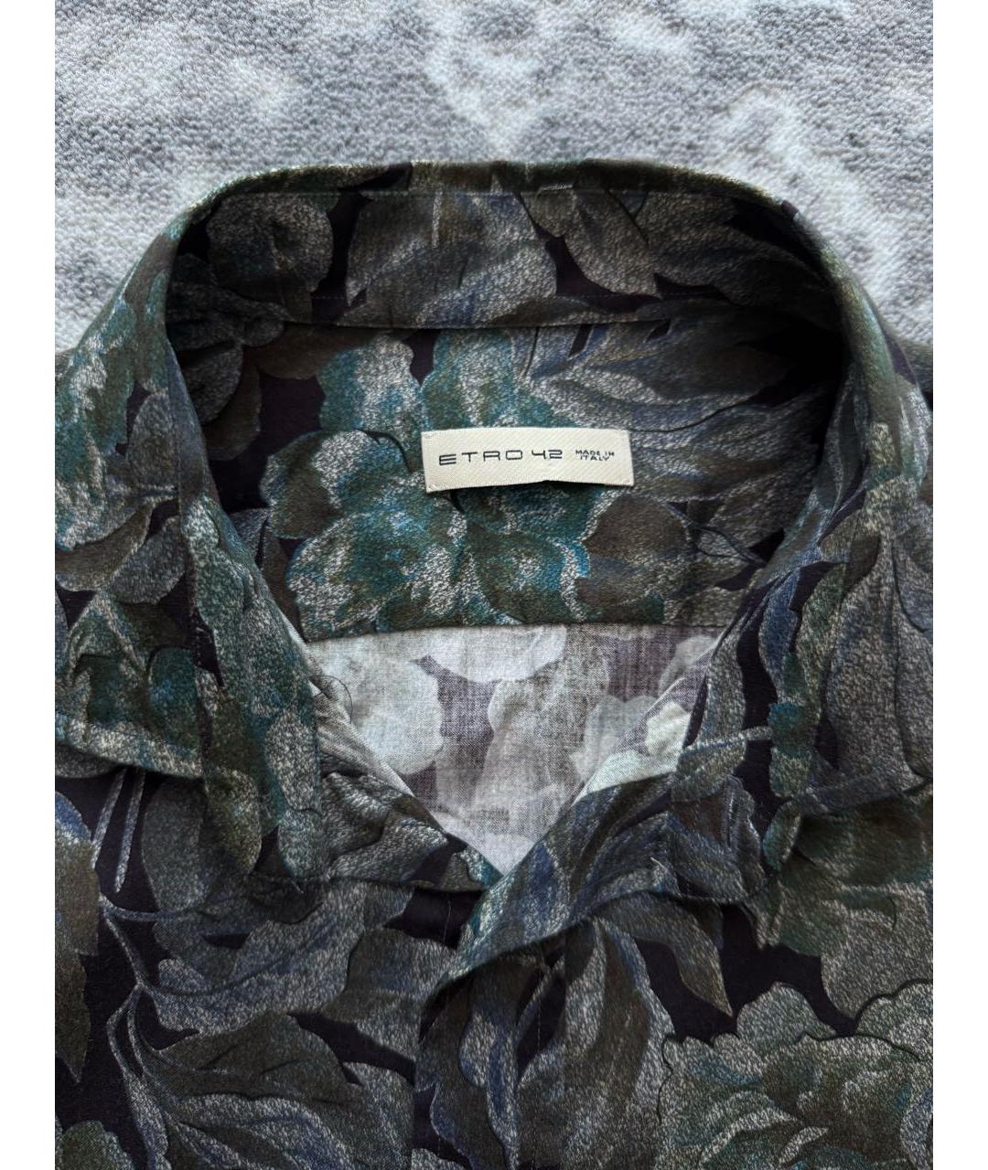 ETRO Мульти хлопковая кэжуал рубашка, фото 7