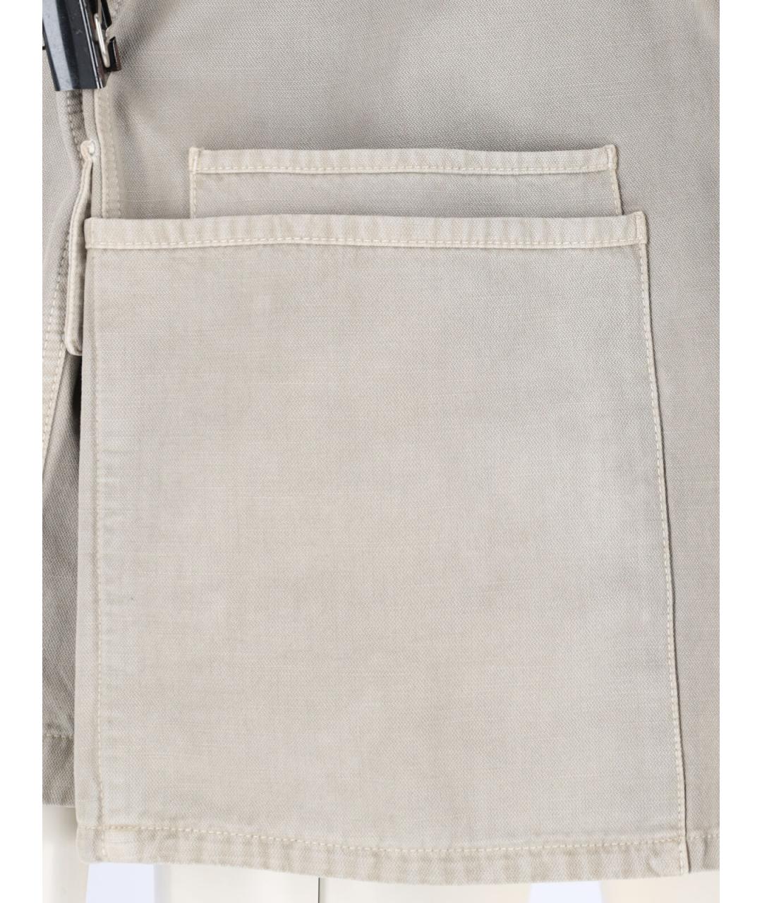 LEMAIRE Серая хлопковая кэжуал рубашка, фото 4