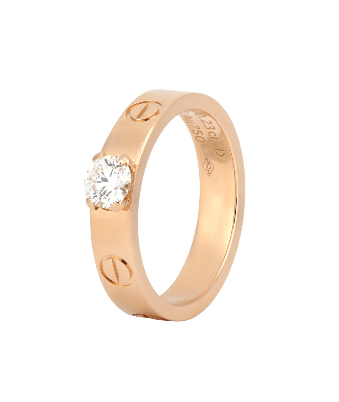 CARTIER Золотое кольцо из розового золота, фото 1