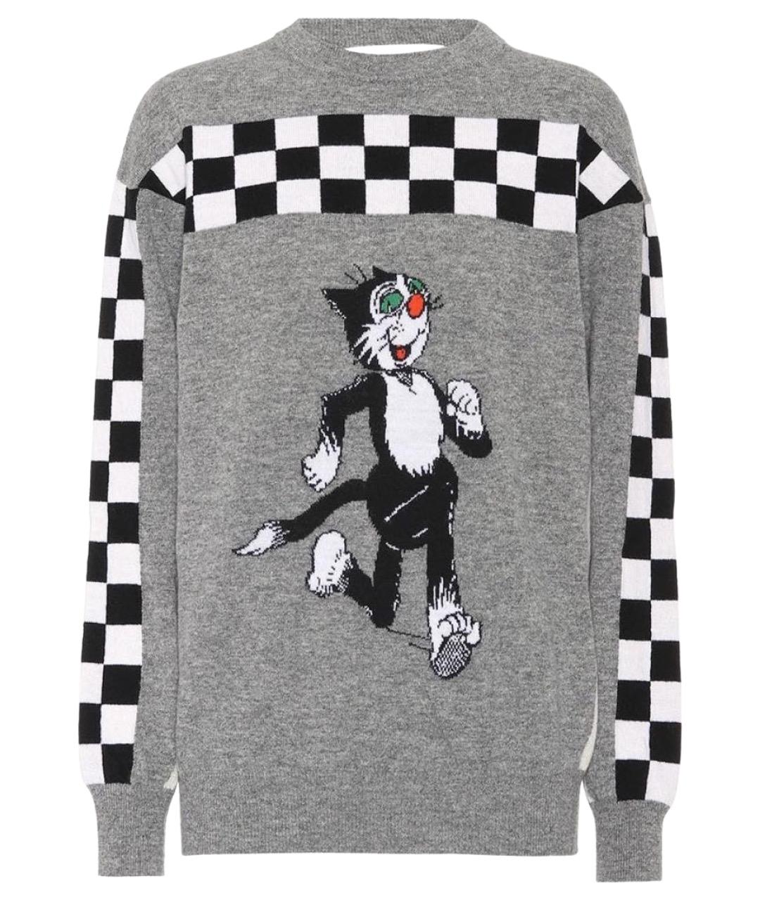 STELLA MCCARTNEY Серый шерстяной джемпер / свитер, фото 1