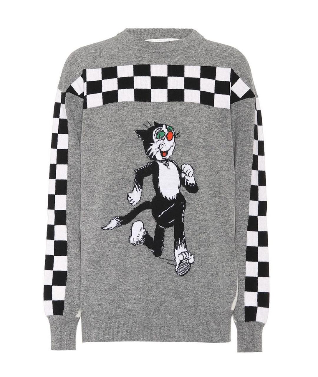 STELLA MCCARTNEY Серый шерстяной джемпер / свитер, фото 9