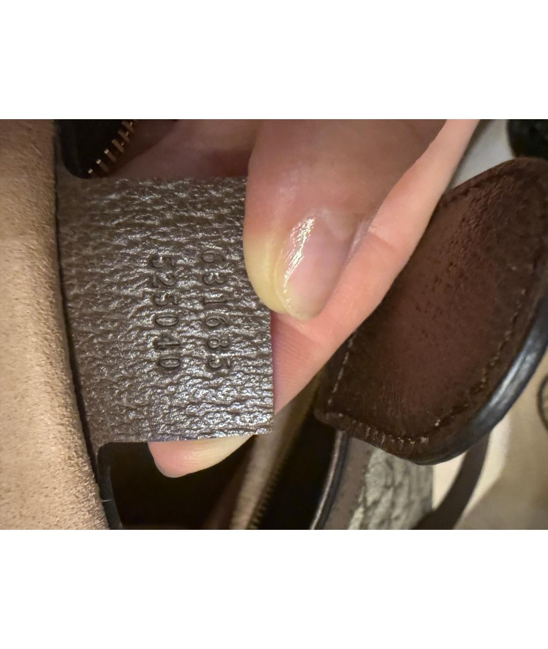 GUCCI Бежевая сумка тоут, фото 7