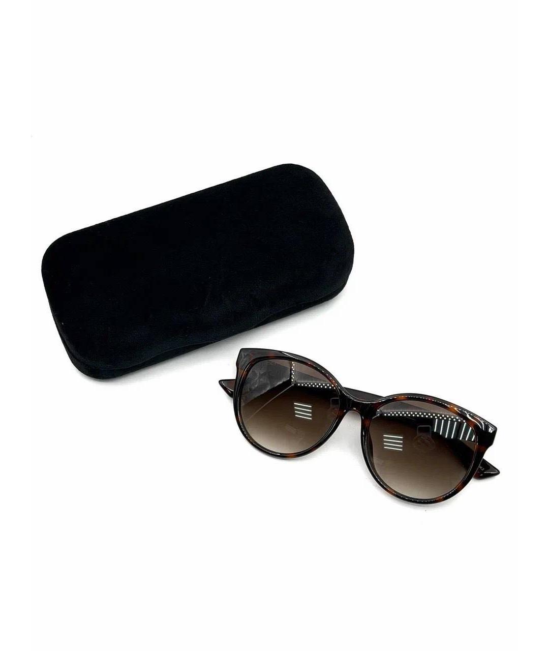 GUCCI Коричневые солнцезащитные очки, фото 5