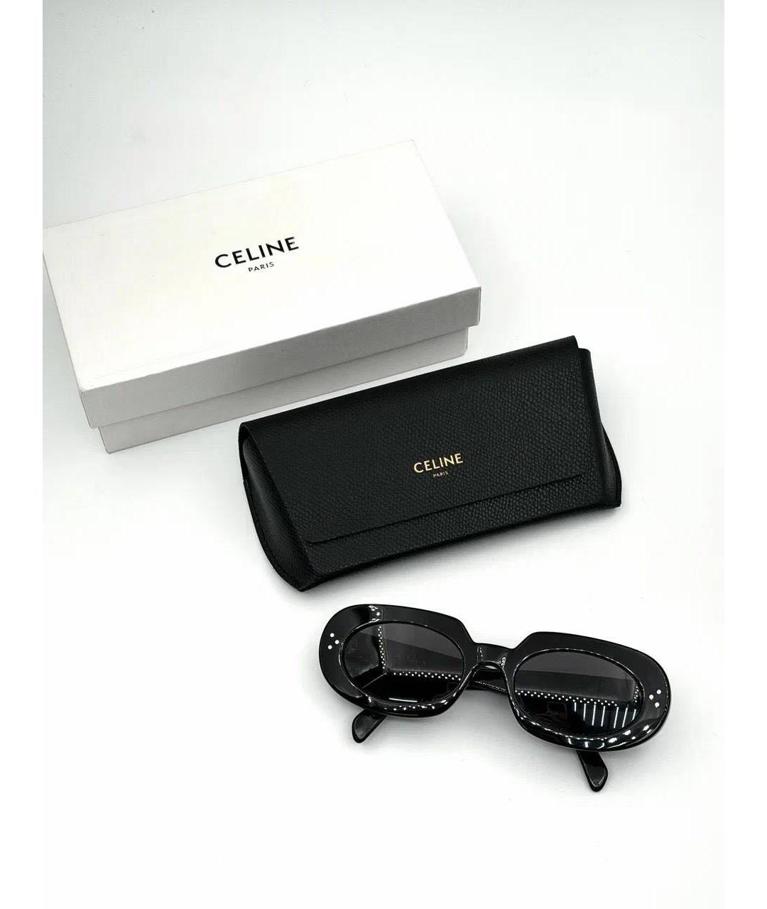 CELINE Черные солнцезащитные очки, фото 5