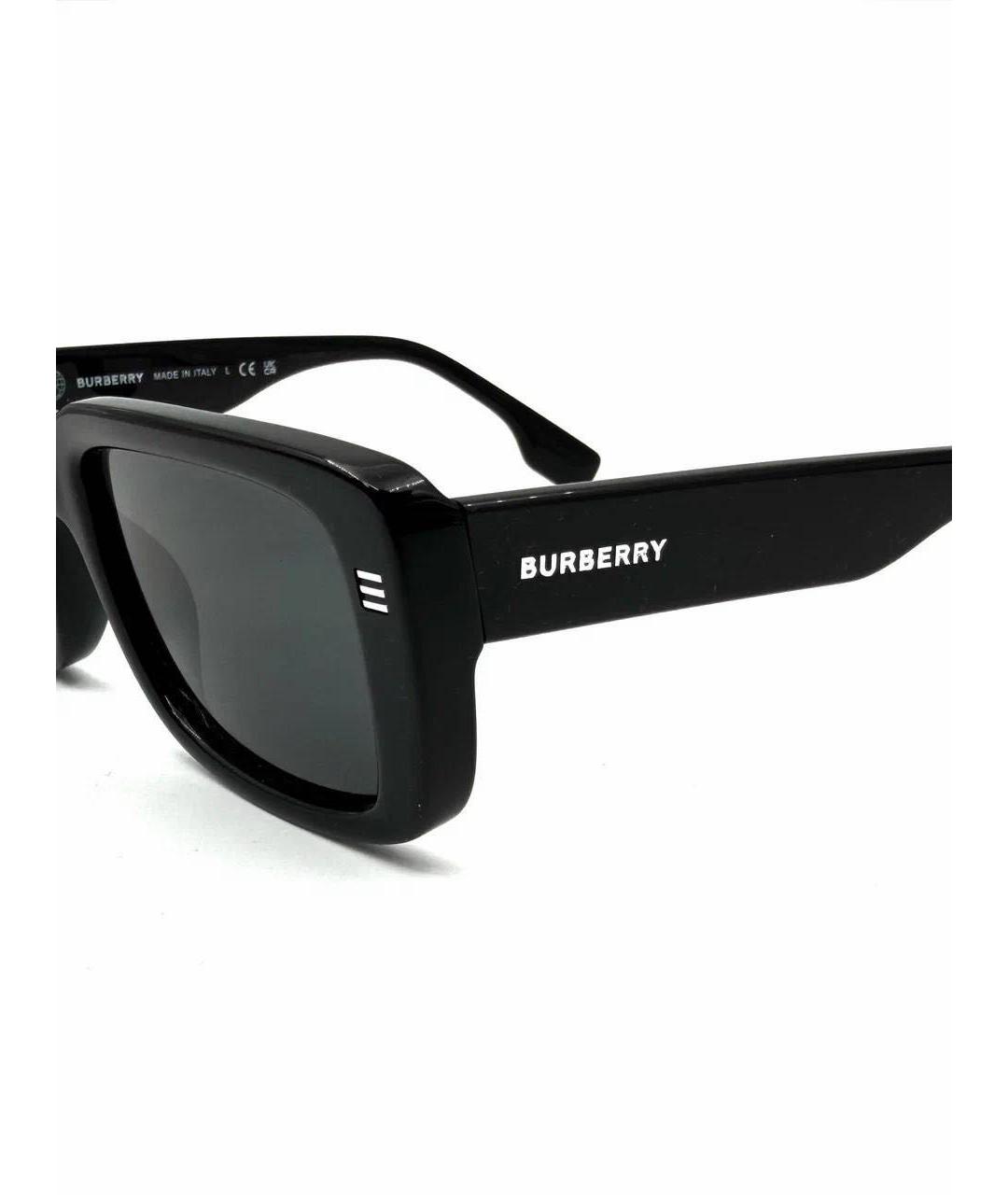 BURBERRY Черные солнцезащитные очки, фото 2
