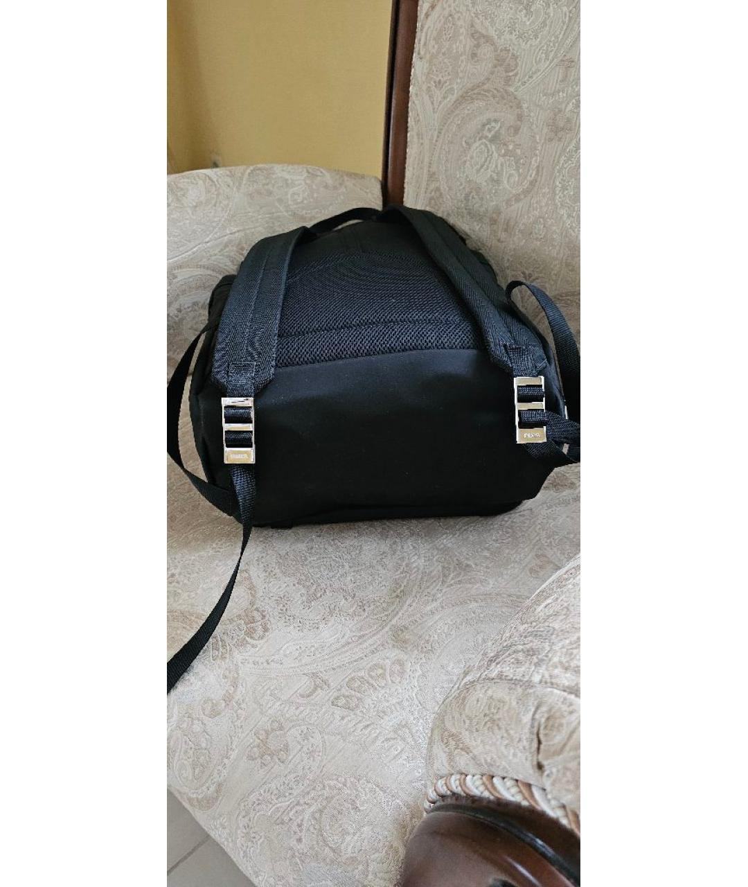 PRADA Черный рюкзак, фото 7