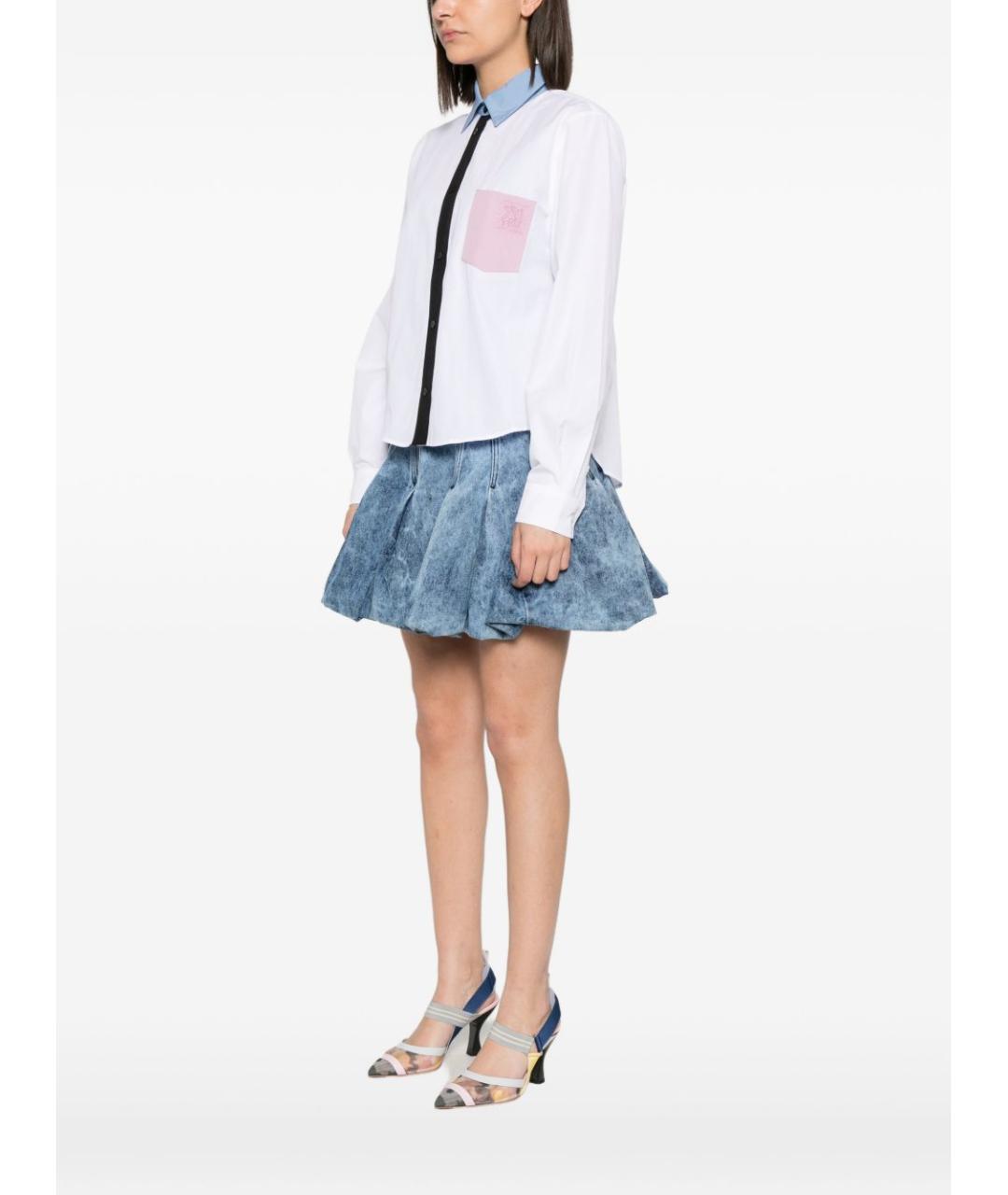 MARNI Белая хлопковая рубашка, фото 4