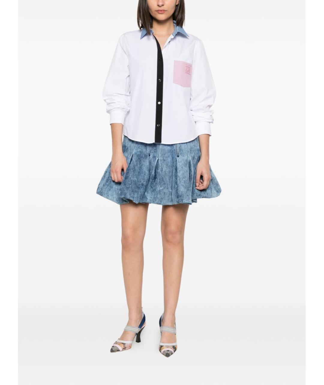 MARNI Белая хлопковая рубашка, фото 3