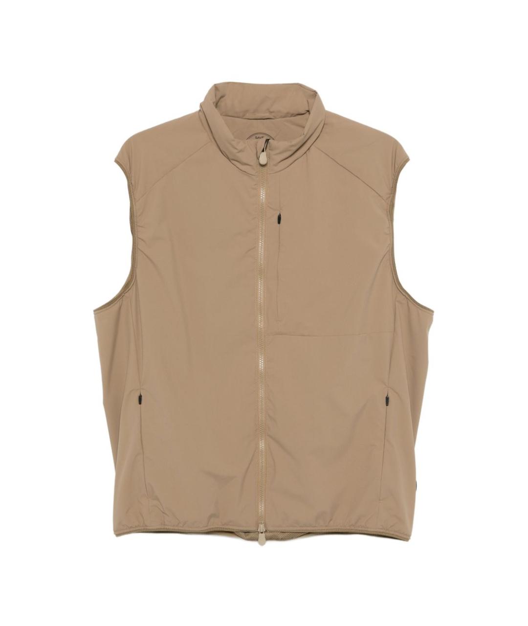 SAVE THE DUCK Коричневый полиэстеровый жилет, фото 1