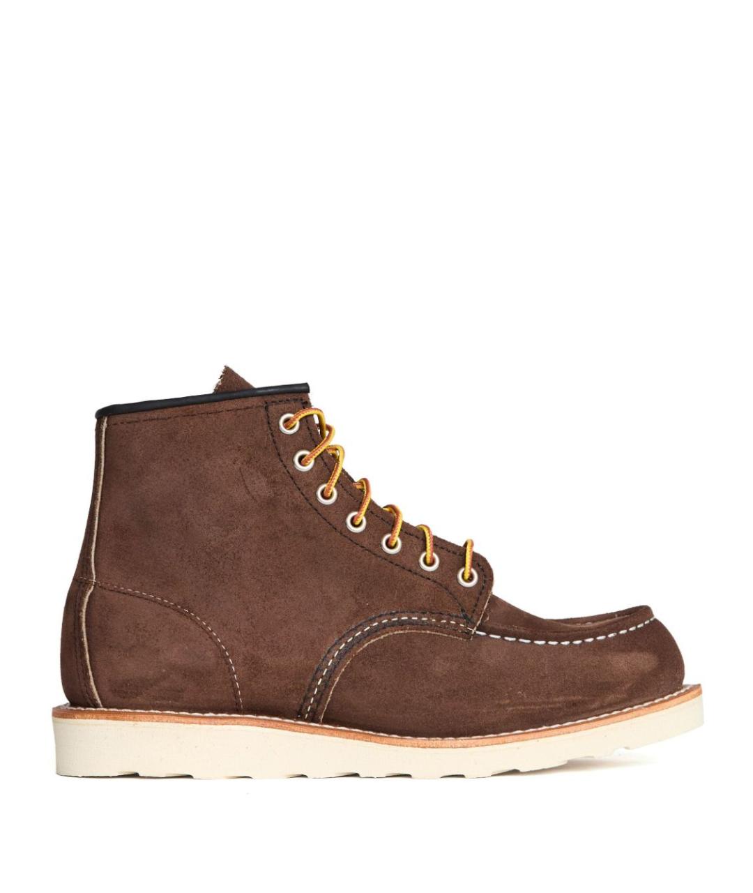RED WING Коричневые кожаные низкие ботинки, фото 1